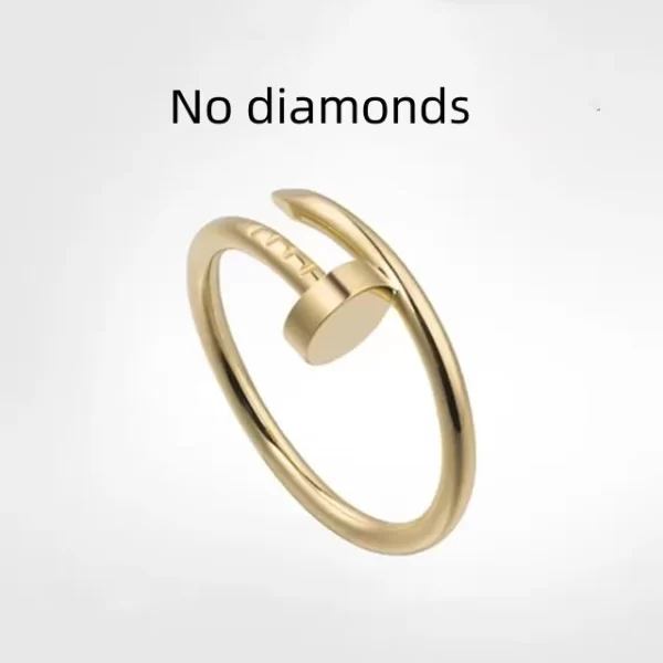 Anel unissex, Classic Couple Ring, alta qualidade, moda luxuosa, banquete, presente. - Image 16