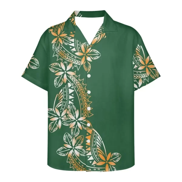 Camisa masculina, manga curta, casual,  de flores havaianas, roupas estampadas em 3D,  de viagem, verão. - Image 3