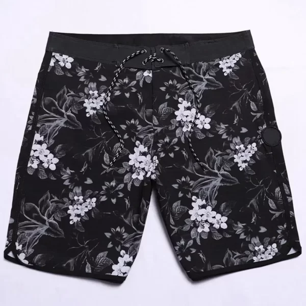 Bermuda masculina spandex, de secagem rápida,  de praia,  de surf, impermeáveis, fitness, de competição, novo. - Image 11