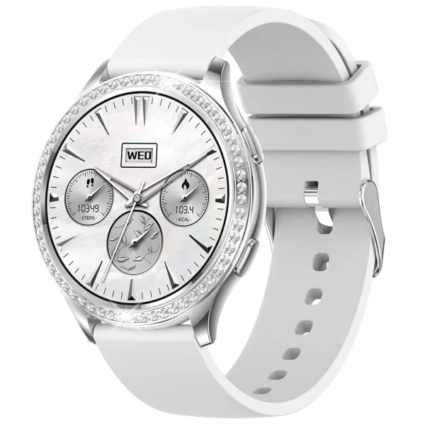 Relógio de pulso feminino, LIGE-Smartwatch, 1.32 ", Chamada Bluetooth, Assistente de Voz AI, Relógios Femininos, Relógio Personalizado, Monitor de Saúde - Image 7