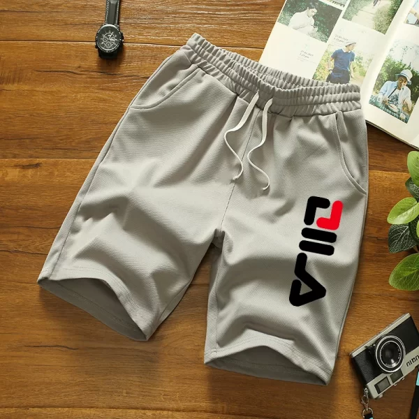 Shorts masculino casual branca,  de praia de algodão fina, moda coreana básica, versátil, verão, nova. - Image 5