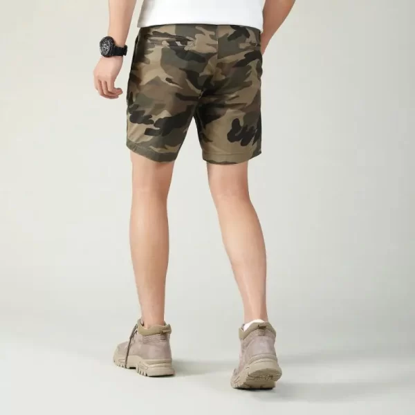 Shorts masculino , camuflagem, Shorts, Soltos Fit Calções de Carga com 5 Bolsos para o Verão, de basquete. - Image 3