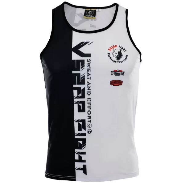 Camiseta regata masculina, VSZAP-Treino MMA Esportes, de Alças, Sem Mangas, Secagem Rápida, Fitness, Elástico, Boxe Tailandês, Combate Exercício Luta - Image 5