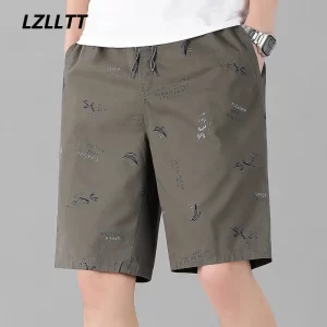 Bermudas de algodão casual de secagem rápida, masculina, outwear, tamanho grande, corredores, 5XL, moda verão, 100%.
