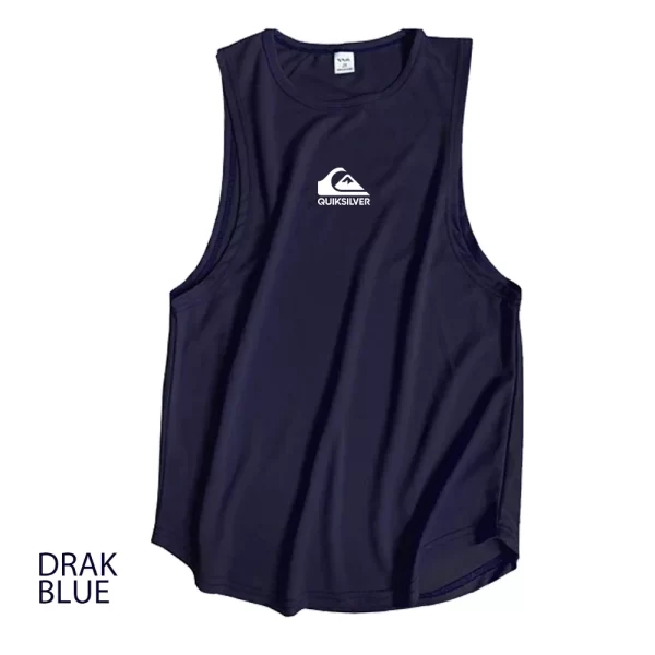 Camiseta regata masculina respirável sem mangas, colete elástico, camisa de musculação, roupas de ginástica ao ar livre, verão. - Image 8