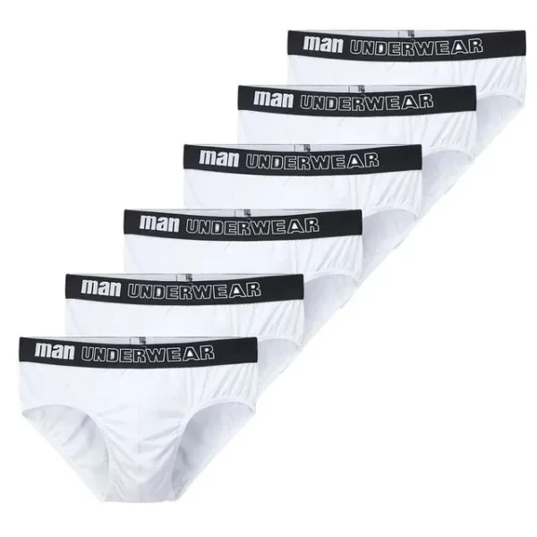 Cueca masculina, CINVIK, de algodão,  sexy, deslizantes, respiráveis, lingerie, lote com 3 pcs ou 6pcs - Image 25