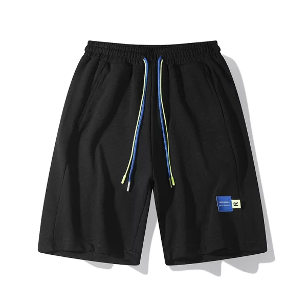 Bermudas de praia casual masculino solto, suor que drinca fibras,  de basquete de secagem rápida, moda europeia e americana, novo verão. - Image 2