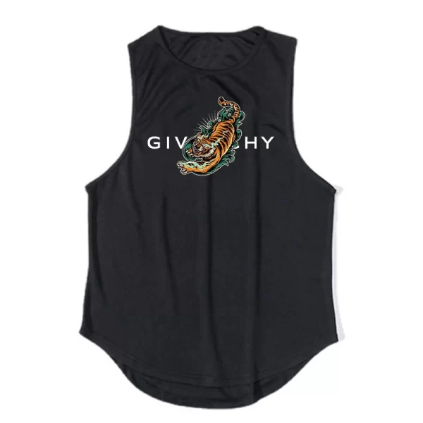 Camiseta regata masculina de ginástica para treino, musculação, fitness, sem mangas, roupa esportiva de secagem rápida de praia, colete muscular, verão. - Image 18
