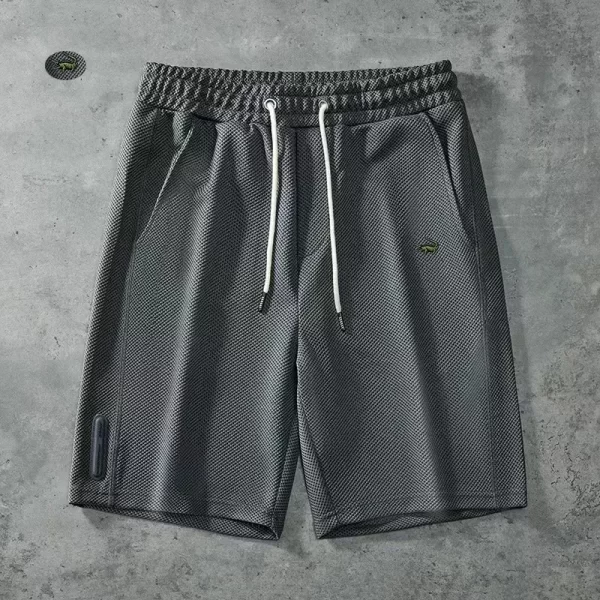 Shorts esportivo de verão, fino masculino,  rasgada para basquetebol fitness, casual, calça média, ao ar livre, moda, alta qualidade, verão. - Image 4