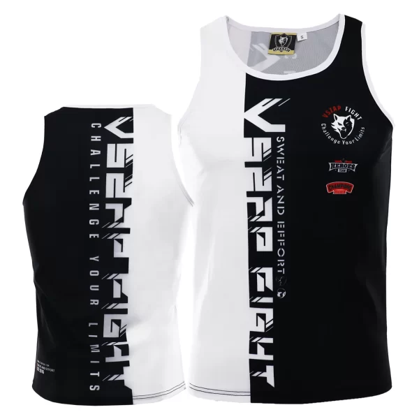 Camiseta regata masculina, VSZAP-Treino MMA Esportes, de Alças, Sem Mangas, Secagem Rápida, Fitness, Elástico, Boxe Tailandês, Combate Exercício Luta - Image 7