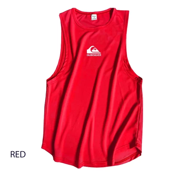 Camiseta regata masculina respirável sem mangas, colete elástico, camisa de musculação, roupas de ginástica ao ar livre, verão. - Image 9
