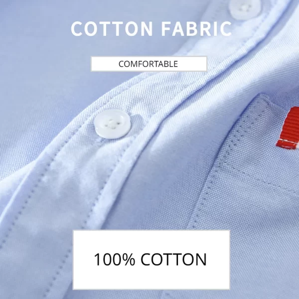 Camisa masculina, manga longa,  casuais clássicas, algodão puro, finas, gola virada para baixo, nova, outono, C6677 - Image 3
