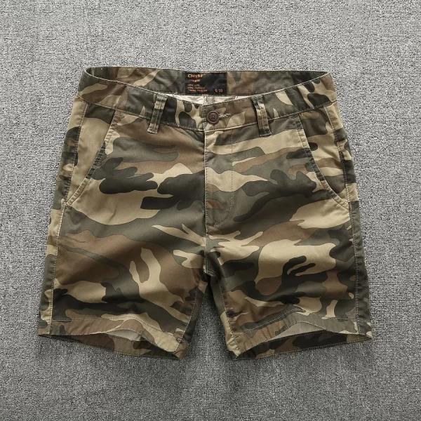Shorts masculino , camuflagem, Shorts, Soltos Fit Calções de Carga com 5 Bolsos para o Verão, de basquete. - Image 7