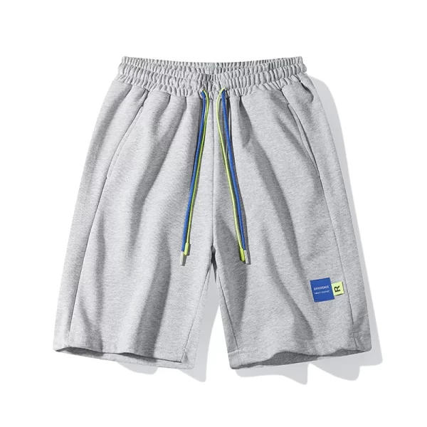 Bermudas de praia casual masculino solto, suor que drinca fibras,  de basquete de secagem rápida, moda europeia e americana, novo verão. - Image 4
