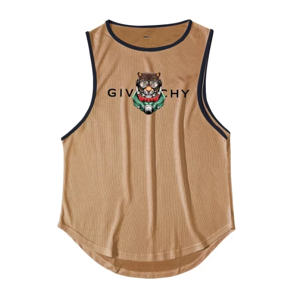 Camiseta regata masculina de ginástica para treino, musculação, fitness, sem mangas, roupa esportiva de secagem rápida de praia, colete muscular, verão. - Image 7