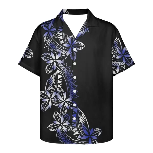 Camisa masculina, manga curta, casual,  de flores havaianas, roupas estampadas em 3D,  de viagem, verão. - Image 8