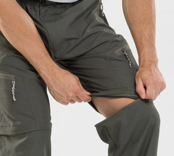 Calças removíveis impermeáveis táticas masculinas, secagem rápida, ao ar livre, caminhadas, esporte, calças respiráveis, camping, trekking, táticas de verão.
