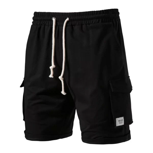 Bermuda masculina, Aiopeson, bolso, 100% algodão casual esporte, calças curtas estiramento cintura qualidade sweatshorts verão. - Image 7