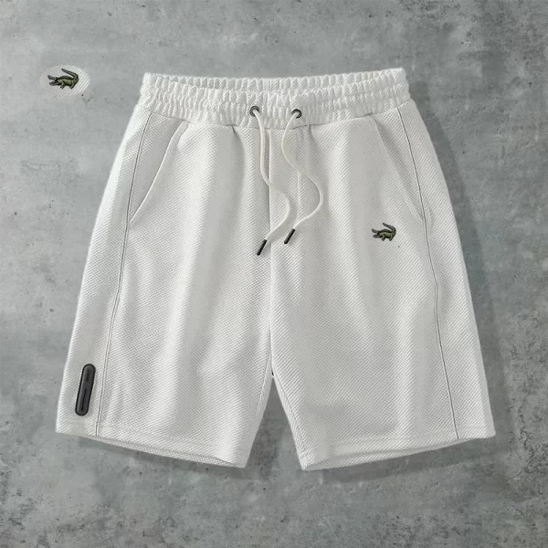 Shorts esportivo de verão, fino masculino,  rasgada para basquetebol fitness, casual, calça média, ao ar livre, moda, alta qualidade, verão. - Image 2