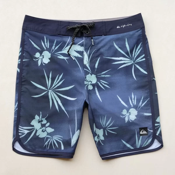 Bermuda masculina impermeável, de secagem rápida, elasticidade de 4 vias, surf na praia, ginástica fitness, de natação. - Image 15