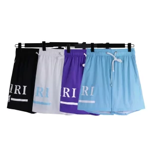 Shorts masculino, Amir- folgados casuais com carta impressa, calças largas, rua alta