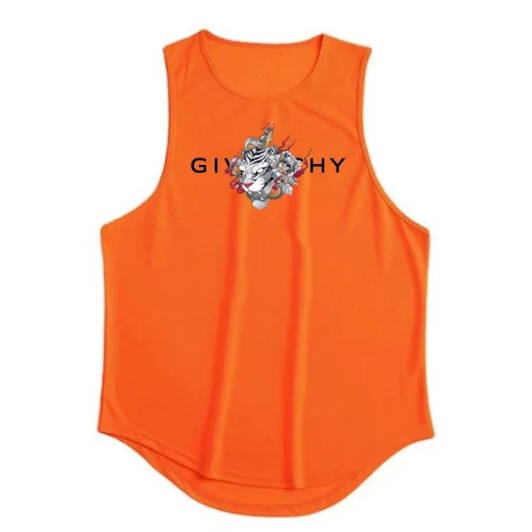 Camiseta regata masculina de ginástica para treino, musculação, fitness, sem mangas, roupa esportiva de secagem rápida de praia, colete muscular, verão. - Image 30