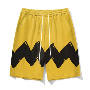 Shorts masculino tendência hip hop, Zooy-retro com lace-up, tendência hip hop, flor, pássaro, moda, tamanho grande, l-9xl