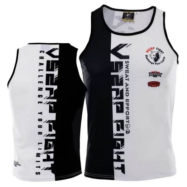 Camiseta regata masculina, VSZAP-Treino MMA Esportes, de Alças, Sem Mangas, Secagem Rápida, Fitness, Elástico, Boxe Tailandês, Combate Exercício Luta - Image 8