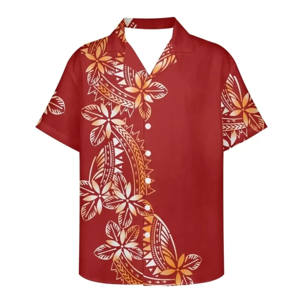 Camisa masculina, manga curta, casual,  de flores havaianas, roupas estampadas em 3D,  de viagem, verão. - Image 4
