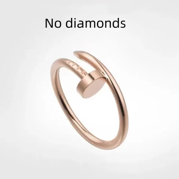 Anel unissex, Classic Couple Ring, alta qualidade, moda luxuosa, banquete, presente. - Image 15