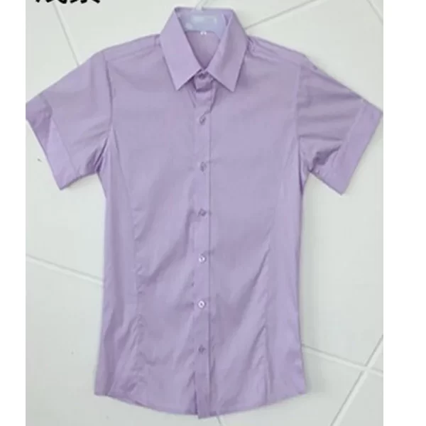 Camisa manga curta masculina, verão Slim Fit, de negócios sociais, marca de luxo,  de Linho, social. - Image 8