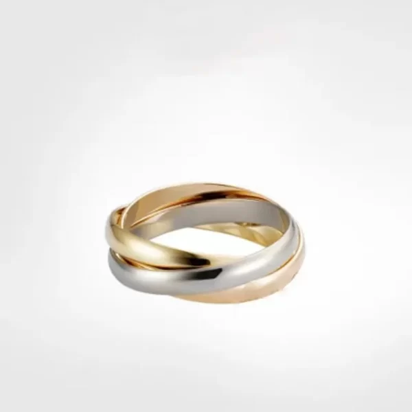 Anel unissex, Classic Couple Ring, alta qualidade, moda luxuosa, banquete, presente. - Image 4