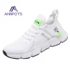 Tênis de corrida unissex branco respirável casual, leve, antiderrapante, esportes clássicos,  de malha. - Image 17