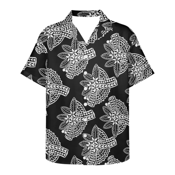 Camisa masculina, manga curta, casual,  de flores havaianas, roupas estampadas em 3D,  de viagem, verão. - Image 7