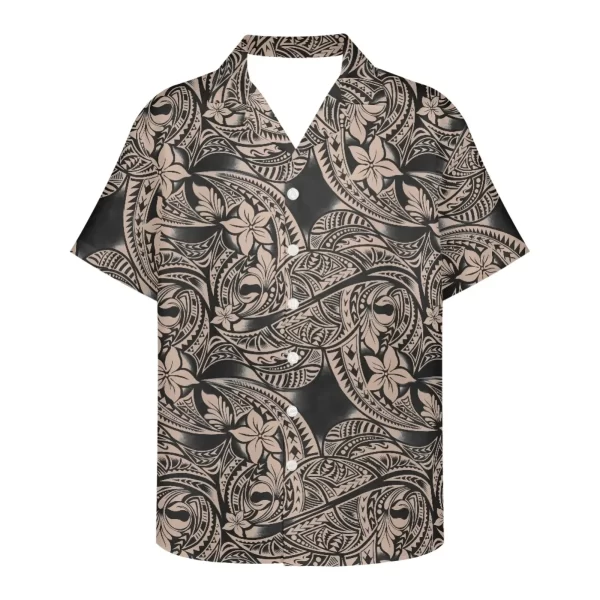 Camisa masculina, manga curta, casual,  de flores havaianas, roupas estampadas em 3D,  de viagem, verão. - Image 17