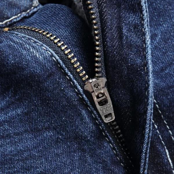 Bermuda jeans masculina, clássicos, cor sólida, casual, simples, reto, desgastado, moda, vintage, emendado, cargo, streetwear - Image 4