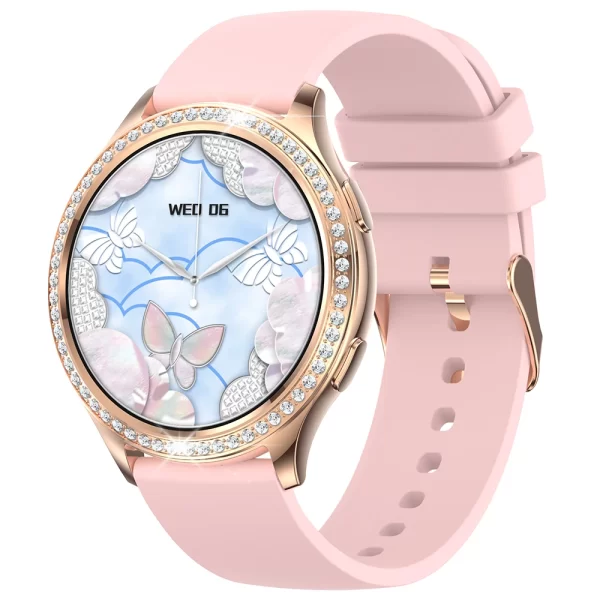 Relógio de pulso feminino, LIGE-Smartwatch, 1.32 ", Chamada Bluetooth, Assistente de Voz AI, Relógios Femininos, Relógio Personalizado, Monitor de Saúde - Image 8