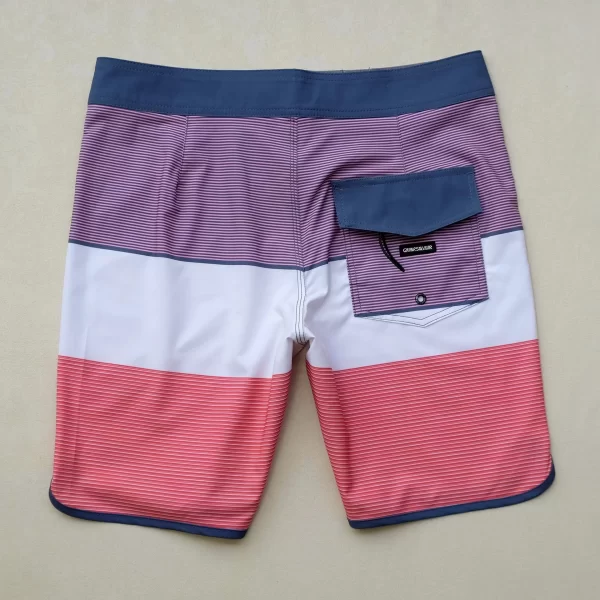 Bermuda masculina impermeável, de secagem rápida, elasticidade de 4 vias, surf na praia, ginástica fitness, de natação. - Image 2