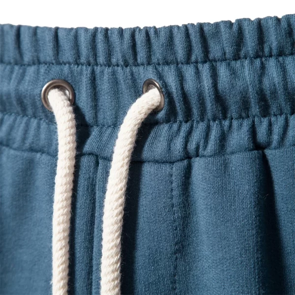 Bermuda masculina, Aiopeson, bolso, 100% algodão casual esporte, calças curtas estiramento cintura qualidade sweatshorts verão. - Image 4