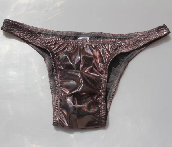 Cuecas elásticas masculinas de musculação brilhante, NPC IFBB WBFF,  bronzeadores para competição, de performance, roupas íntimas fitness - Image 12