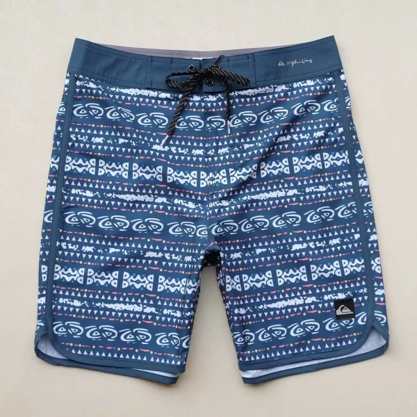 Bermuda masculina impermeável, de secagem rápida, elasticidade de 4 vias, surf na praia, ginástica fitness, de natação. - Image 17