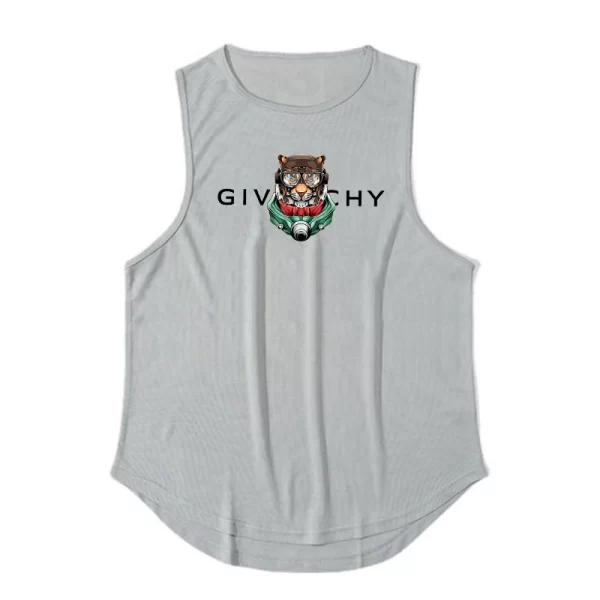 Camiseta regata masculina de ginástica para treino, musculação, fitness, sem mangas, roupa esportiva de secagem rápida de praia, colete muscular, verão. - Image 6