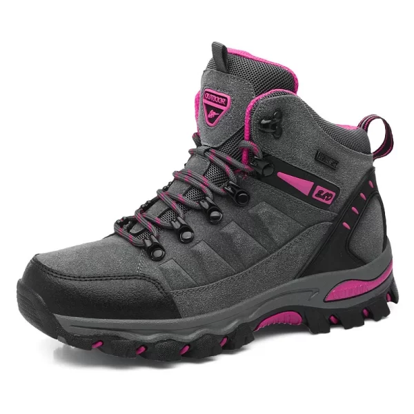 Tênis de caminhada impermeáveis feminino, sapatos de alta gangue, antiderrapantes, sapatos de trabalho para adultos, inverno. - Image 3