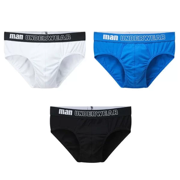 Cueca masculina, CINVIK, de algodão,  sexy, deslizantes, respiráveis, lingerie, lote com 3 pcs ou 6pcs - Image 22