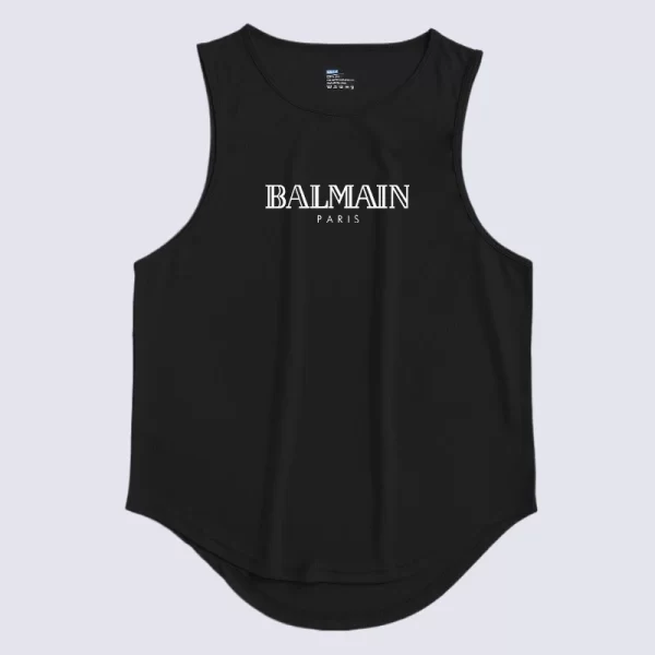 Camiseta regata masculina, sem mangas de secagem rápida com gola redonda, regata esportiva Fitness, Elástica, Respirável, Ginásio, Corrida, Treinamento, Verão. - Image 10