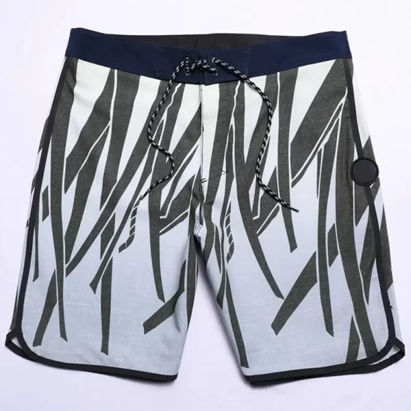 Bermuda masculina spandex, de secagem rápida,  de praia,  de surf, impermeáveis, fitness, de competição, novo. - Image 14