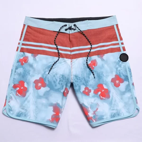 Bermuda masculina spandex, de secagem rápida,  de praia,  de surf, impermeáveis, fitness, de competição, novo. - Image 13