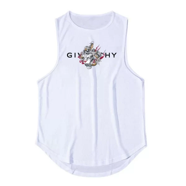 Camiseta regata masculina de ginástica para treino, musculação, fitness, sem mangas, roupa esportiva de secagem rápida de praia, colete muscular, verão. - Image 17