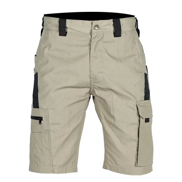 Bermuda táticas impermeáveis masculinas, com vários bolsos, camuflagem ao ar livre, Ripstop Cargo, calças cortadas, Zip, verão. - Image 12