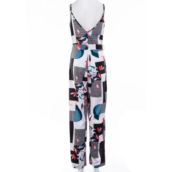 Macacão feminino solto, moda quente, verão, boho, floral, para meninas, cores sólidas, calças harém, casual, plus size. - Image 3